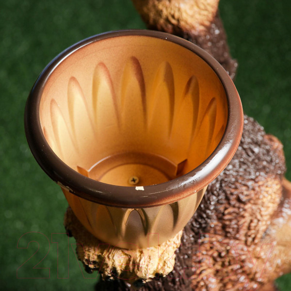 Изображение товара Фигурка для сада Хорошие сувениры Медведь большой с кашпо / 1302020