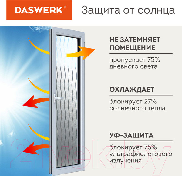 Изображение товара Пленка для окон Daswerk Волны / 608591