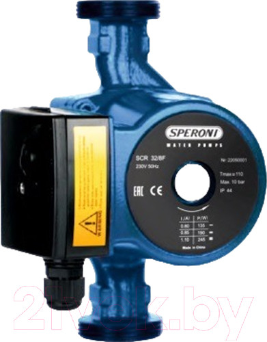 Изображение товара Циркуляционный насос Speroni SCR 32/80-180 tre velocita / SPRN3280TV