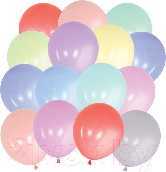 Изображение товара Набор воздушных шаров Brauberg Kids. Макарунс / 591883 (50шт)