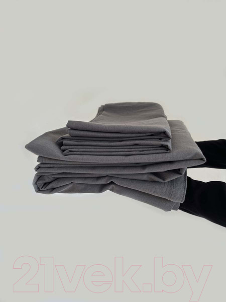 Изображение товара Комплект постельного белья Mio Tesoro 1.5сп / Лен 150-9 (графит)