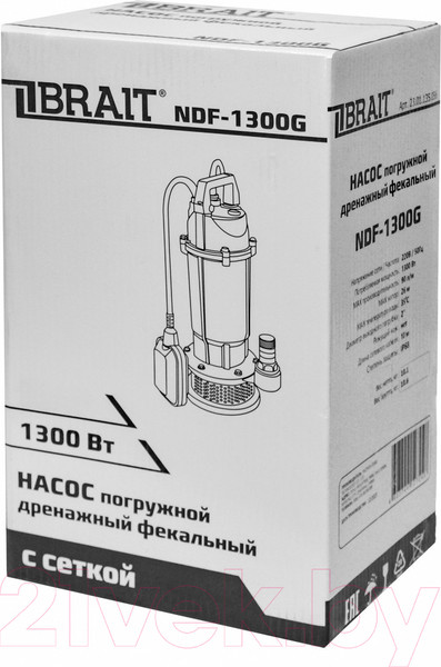Изображение товара Дренажный насос Brait NDF-1300G