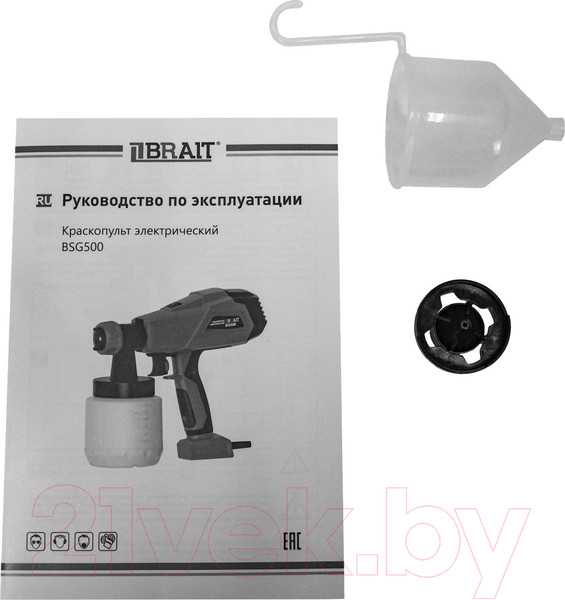 Изображение товара Краскопульт электрический Brait BSG-500