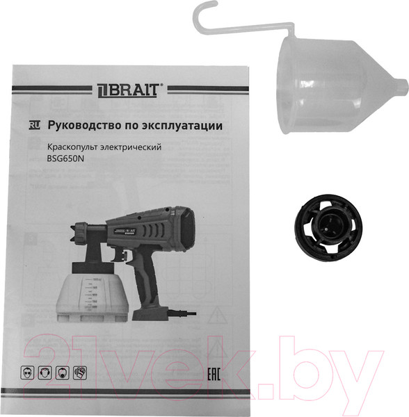Изображение товара Краскопульт электрический Brait BSG-650N