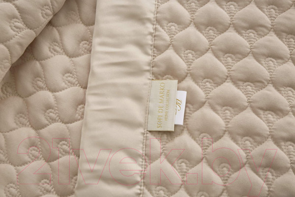 Изображение товара Набор текстиля для спальни Sofi de Marko Роксалана 230x250 / Пок-Рк2-230x250 (кремовый)