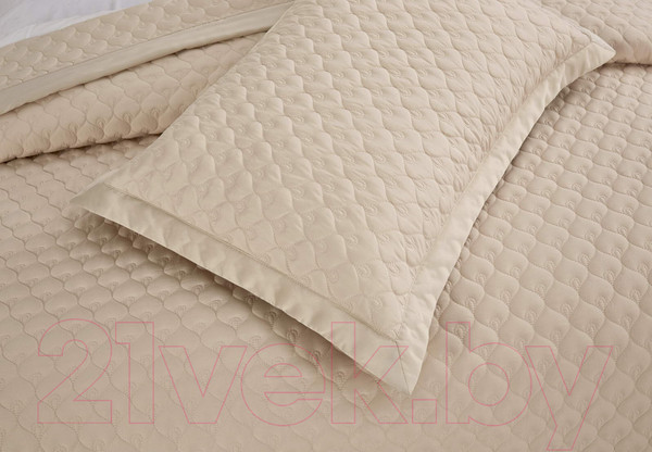 Изображение товара Набор текстиля для спальни Sofi de Marko Роксалана 230x250 / Пок-Рк2-230x250 (кремовый)