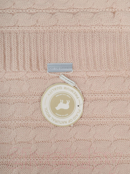 Изображение товара Плед для малышей Sofi de Marko Джовани 100x140 / Пл-НВппр-100x140 (пепельно-розовый)