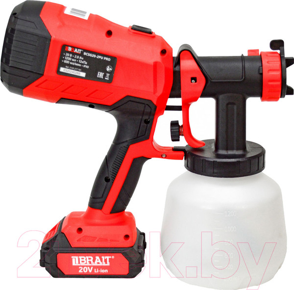 Изображение товара Краскопульт электрический Brait BCSG20-2PU PRO