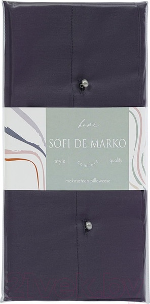 Изображение товара Наволочка Sofi de Marko Premium Mako 50x70 / Нав-Пм-50x70фл (фиолетовый)