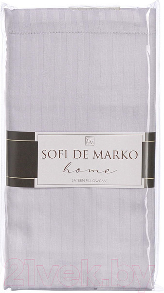 Изображение товара Наволочка Sofi de Marko Тиффани 70x70 / Нав-тиф-70x70срл (серо-лиловый)