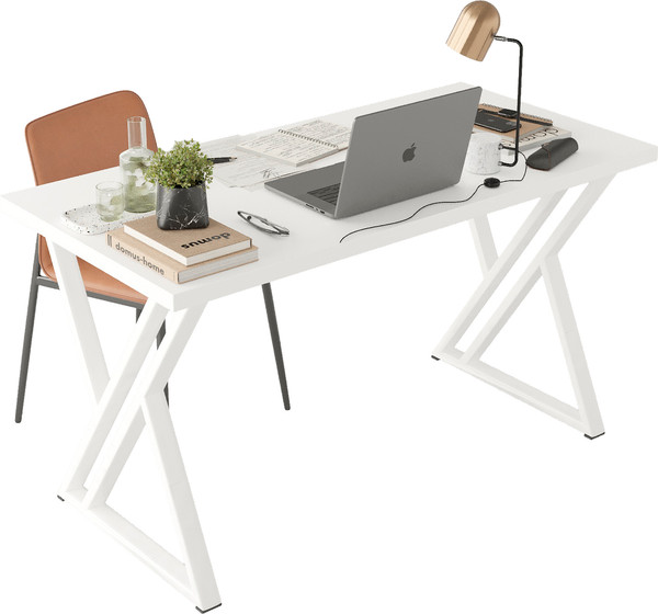 Изображение товара Письменный стол Domus Гранд / 12.016.403.01 (белый/металл белый)