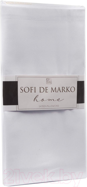 Изображение товара Наволочка Sofi de Marko Мармис 50x70 / НВ-мс-5x70бел (белый)