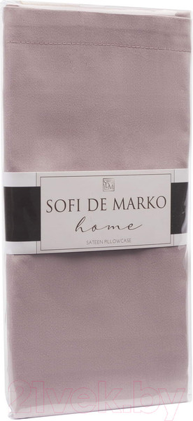 Изображение товара Наволочка Sofi de Marko Мармис 50x70 / НВ-мс-5x70лил (лиловый)