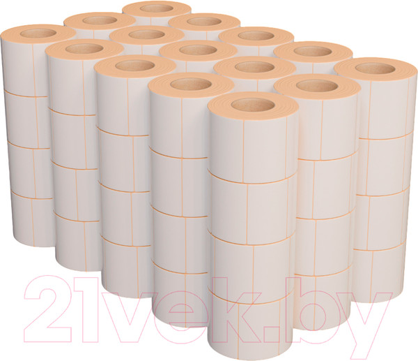 Изображение товара Набор этикеток FLEX-N-ROLL Термо самоклеящиеся Эко 58x60мм / ENB01-58x60-C40-60x0500 (60x500шт)