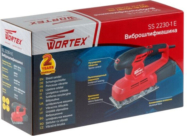 Изображение товара Вибрационная шлифовальная машина Wortex SS 2230-1 Е (SS22301E00011)