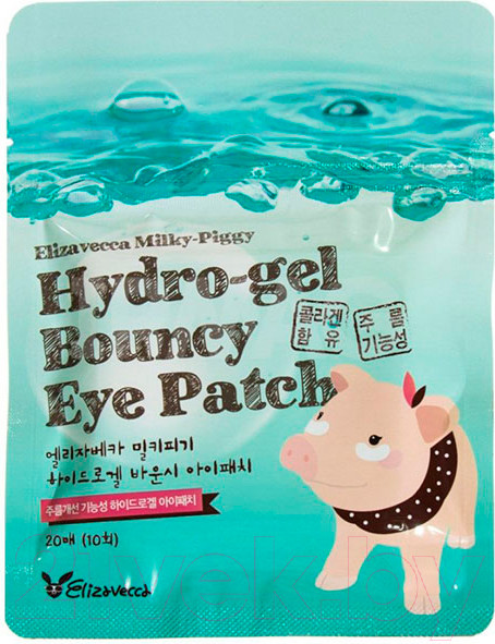 Изображение товара Патчи под глаза Elizavecca Milky Piggy Pure Hydro Gel Bouncy Eye Patch (20шт)