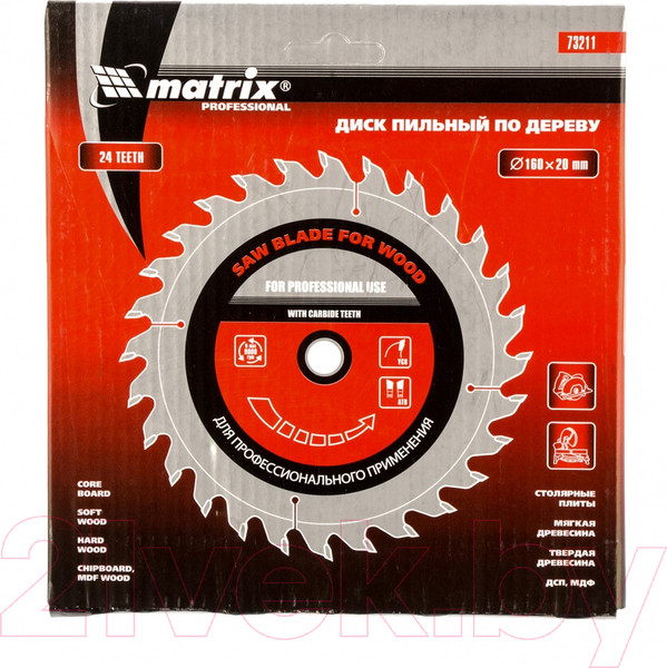 Изображение товара Пильный диск Matrix 73211