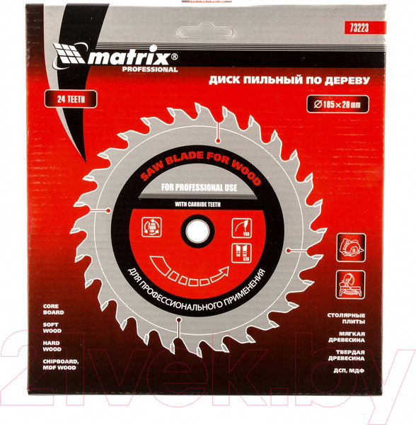 Изображение товара Пильный диск Matrix 73223