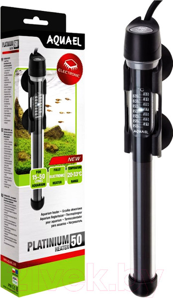 Изображение товара Обогреватель для аквариума Aquael Platinium Heater 50W / 121215