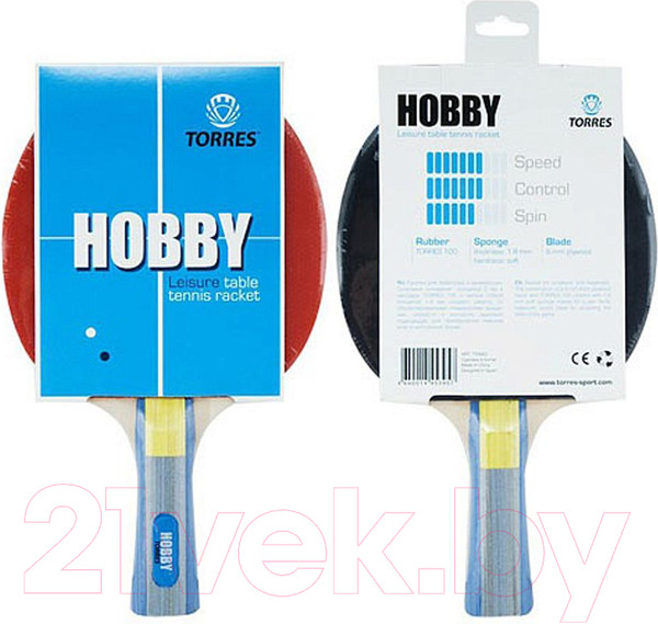 Изображение товара Ракетка для настольного тенниса Torres Hobby ТТ0003