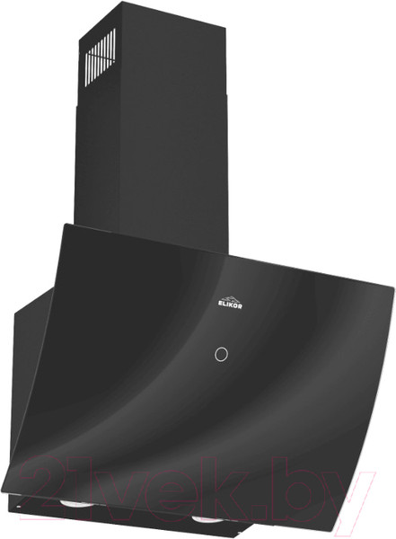 Изображение товара Вытяжка наклонная Elikor Wave 60 BK / 243078