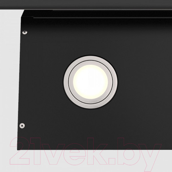 Изображение товара Вытяжка наклонная Elikor Wave 50 BK / 243077