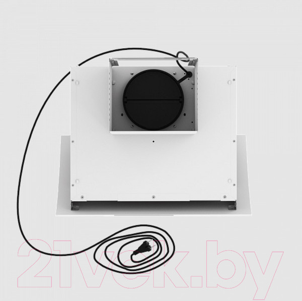 Изображение товара Вытяжка наклонная Elikor Wave 50 WH / 243079