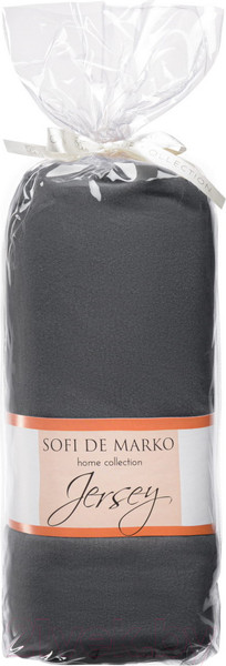 Изображение товара Простыня Sofi de Marko Роланд 160x200x30 / ПР-РЛ-160x200x30ан (антрацит)