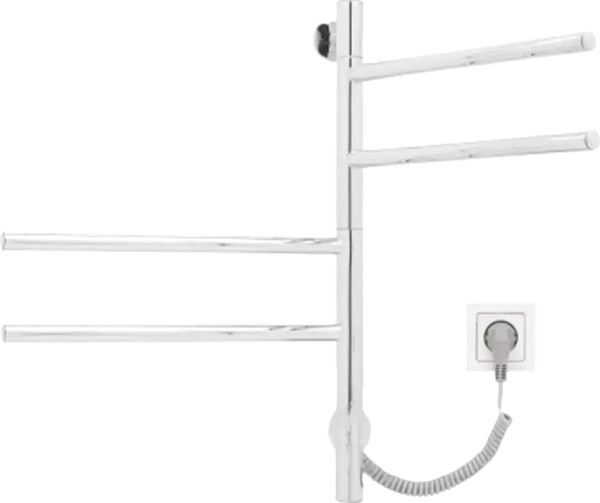 Изображение товара Полотенцесушитель электрический Gloss & Reiter E2.L.43x60.F4 (таймер, белый)