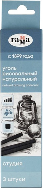 Изображение товара Набор угля для рисования ГАММА Студия / 080219_01 (3шт)