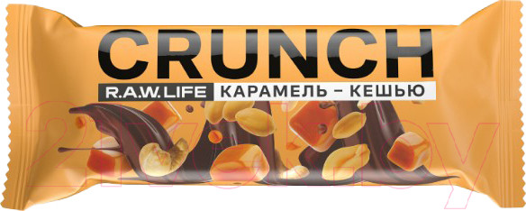 Изображение товара Набор протеиновых батончиков R.A.W. Life Crunch Карамельный кешью (12x40)