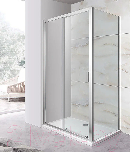 Изображение товара Душевой уголок PELICAN 100x100x190 / SSW020110+BP2010