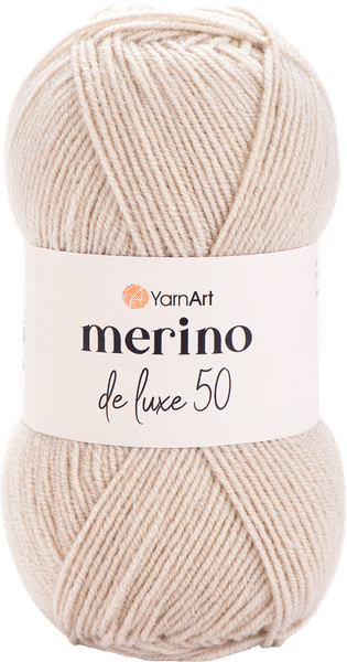 Изображение товара Пряжа для вязания Yarnart Merino De Luxe 50 50% шерсть, 50% акрил / 33 (280м)