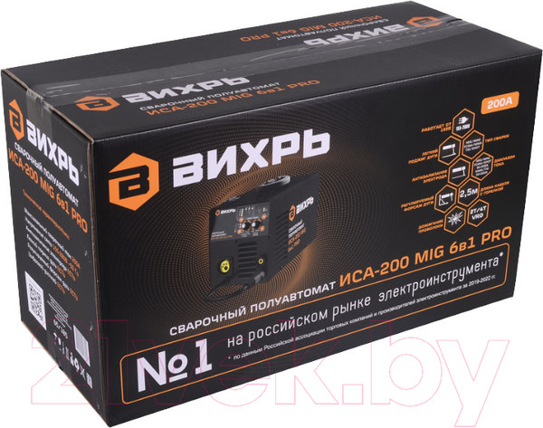 Изображение товара Полуавтомат сварочный Вихрь ИСА-200 MIG PRO 65/185
