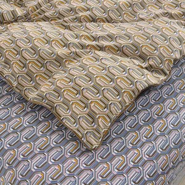 Изображение товара Комплект постельного белья Sofi de Marko Джерардо Евро / Евро-5680 (горчица)