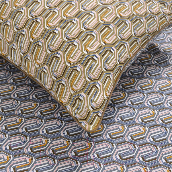 Изображение товара Комплект постельного белья Sofi de Marko Джерардо Евро / Евро-5680 (горчица)