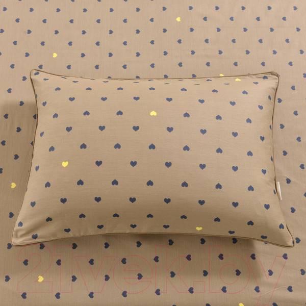 Изображение товара Комплект постельного белья Sofi de Marko Лайки Евро / Евро-5671 (шоколадный)