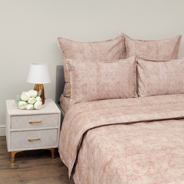 Изображение товара Комплект постельного белья Sofi de Marko Стефани Евро / Евро-Ст-кап (капучино)