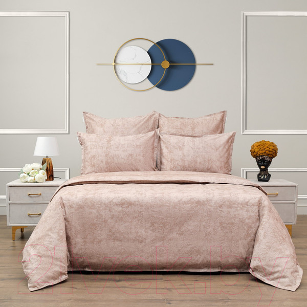 Изображение товара Комплект постельного белья Sofi de Marko Стефани Евро / Евро-Ст-кап (капучино)