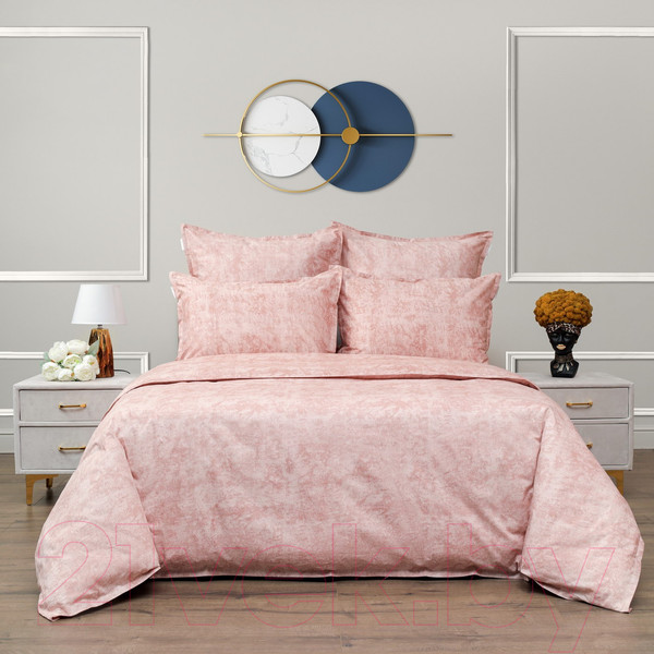 Изображение товара Комплект постельного белья Sofi de Marko Стефани Евро / Евро-Ст-пд (пудровый)