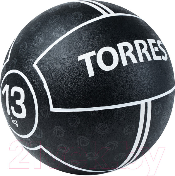 Изображение товара Медицинбол Torres AL002313 (13кг, черный/белый)