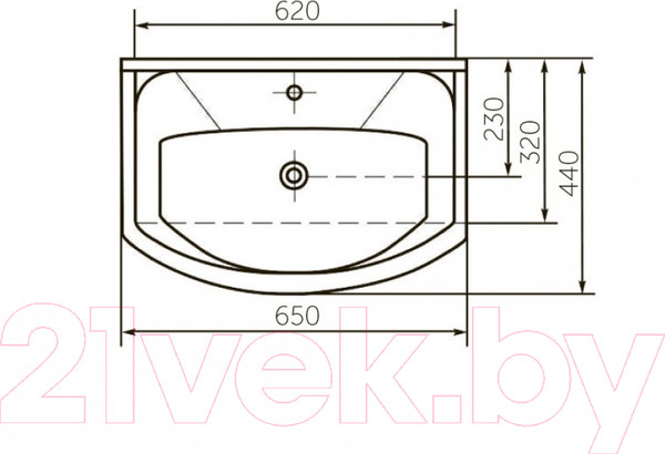 Изображение товара Тумба с умывальником Aqwella Rodos ROD01061