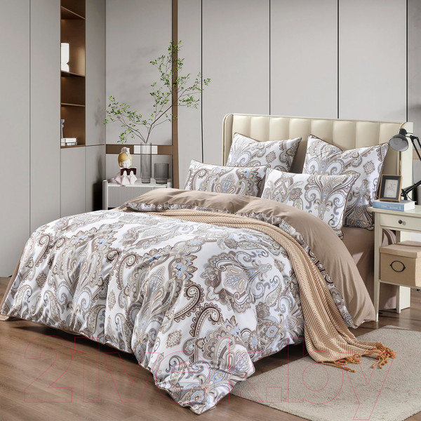 Изображение товара Комплект постельного белья Sofi de Marko Атрия 7Е / 7Е-5702 (бежевый)