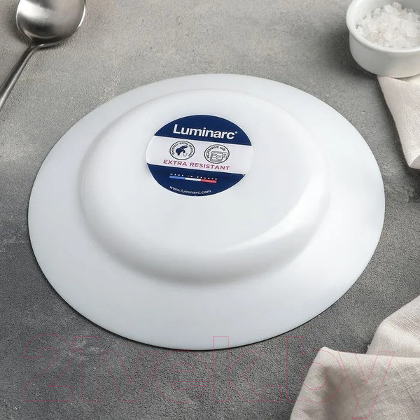 Изображение товара Набор тарелок Luminarc Plumi V5586 (18шт, белый)