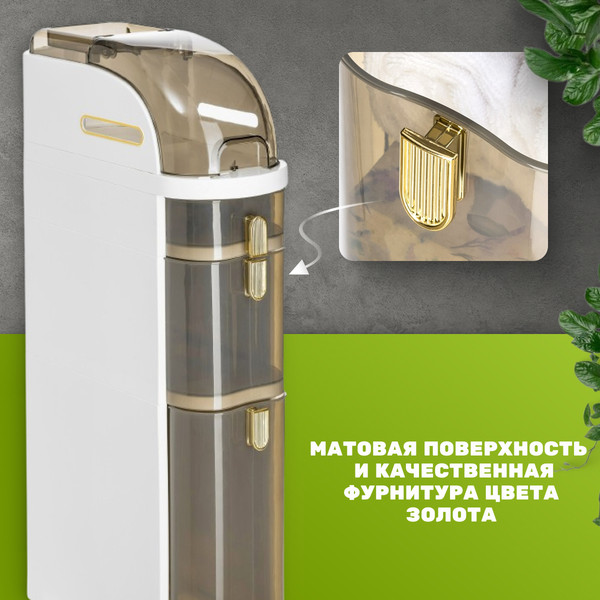 Изображение товара Шкаф-органайзер для ванной Saniteco TPP1001-3H (78х41х18)