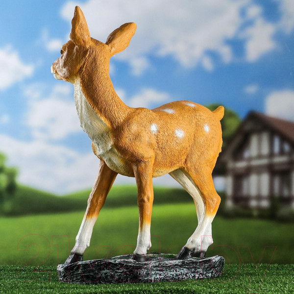 Изображение товара Фигурка для сада Хорошие сувениры Оленёнок на камне / 1119149