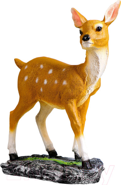 Изображение товара Фигурка для сада Хорошие сувениры Оленёнок на камне / 1119149