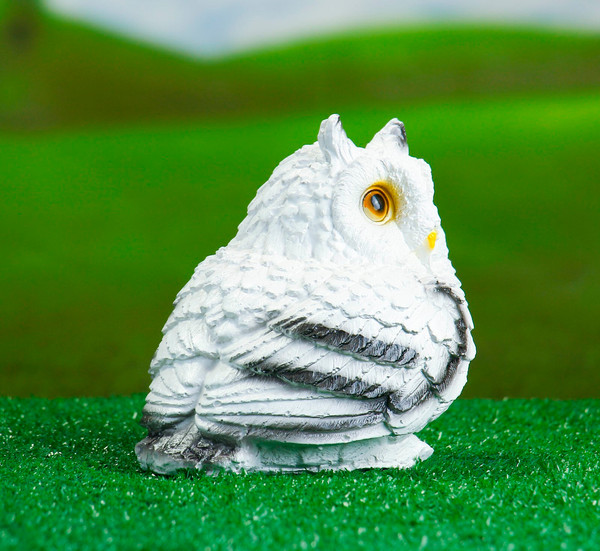 Изображение товара Фигурка для сада Хорошие сувениры Совушка малая / 3242434 (белый)