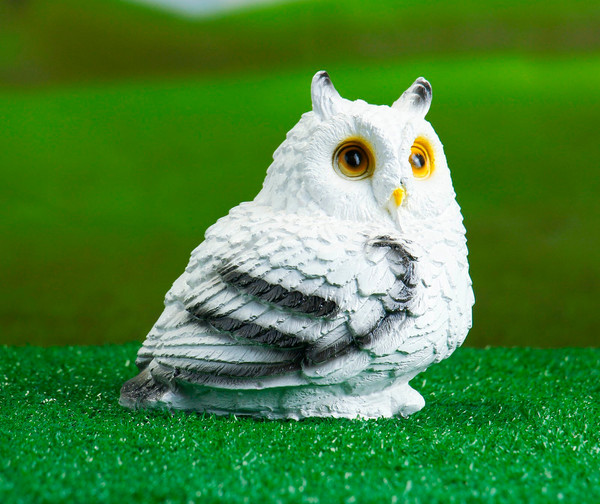 Изображение товара Фигурка для сада Хорошие сувениры Совушка малая / 3242434 (белый)