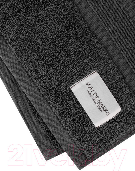 Изображение товара Полотенце Sofi de Marko Mon 50x90 / Пол-Мон-50x90ан (антрацит)